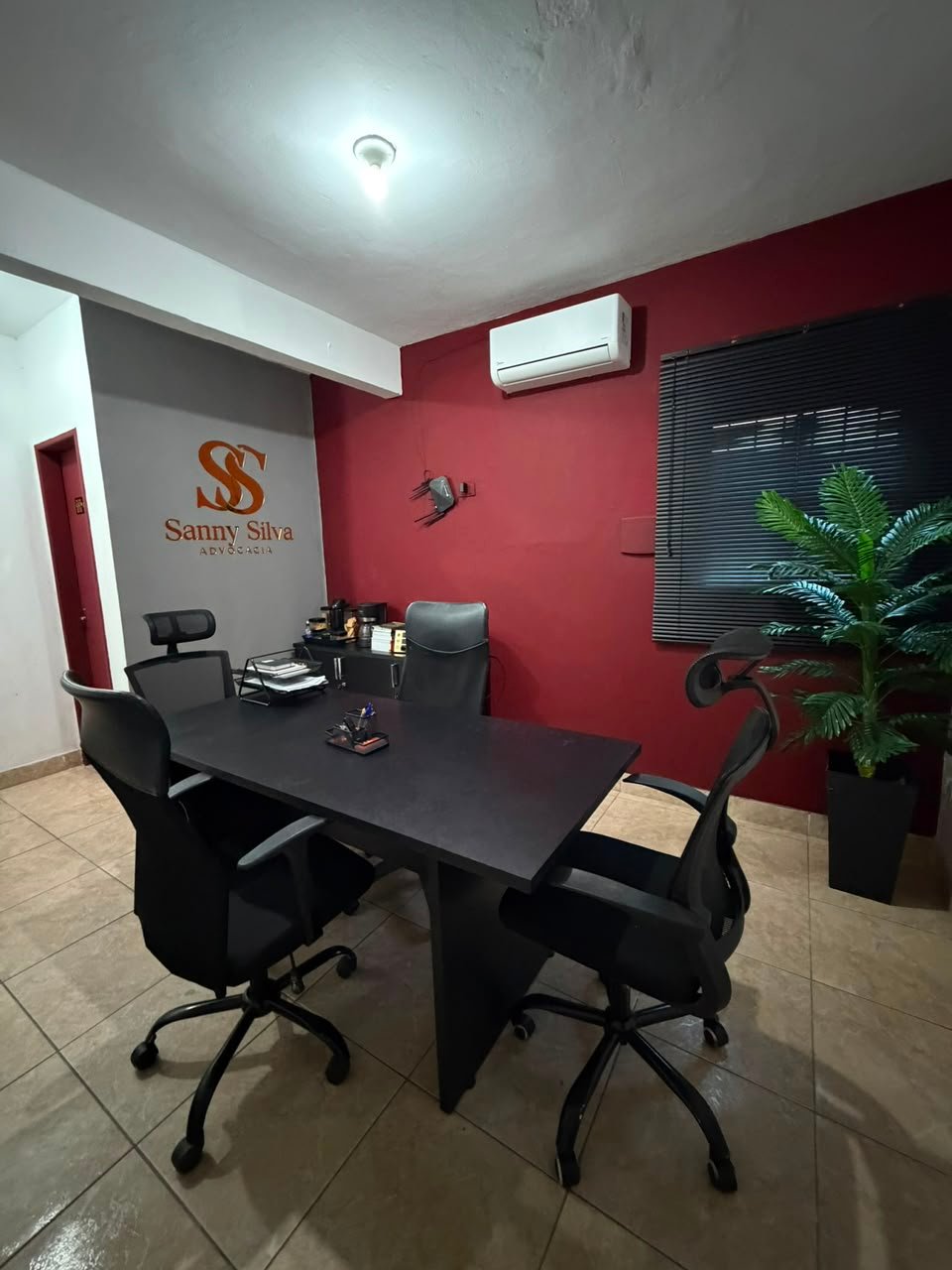 Sala de atendimento da Sanny Silva Advocacia